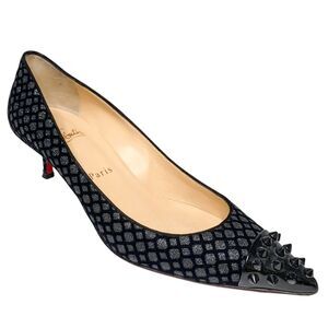 Christian Louboutin Black Studded Women's Shoes